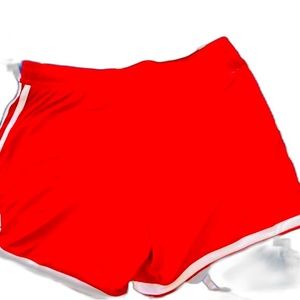 Adidas size M unisex short red.